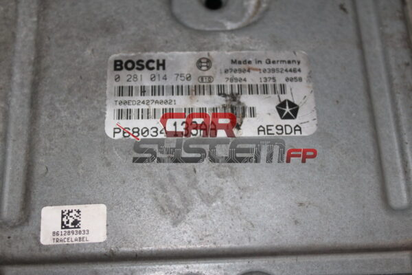 Motorsteuergerät Jeep Wrangler BOSCH 0281014750 P68034133AA