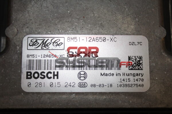 Centralina Motore Ford Focus 1.6 TDCI BOSCH 0281015242 8M51-12A650-XC