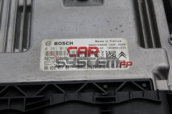 Calculateur moteur Citroen C3 BOSCH 0281019818 9805947780