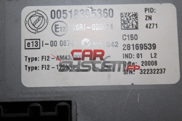 00518395360 DELPHI Komfortsteuergerät FIAT 500