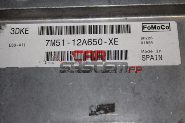Centralina Motore Ford Focus 2.0 FOMOCO 7M51-12A650-XE