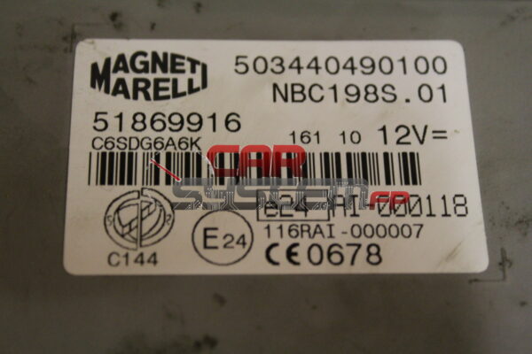 MAGNETI MARELLI 51869916 Komfortsteuergerät Fiat Bravo