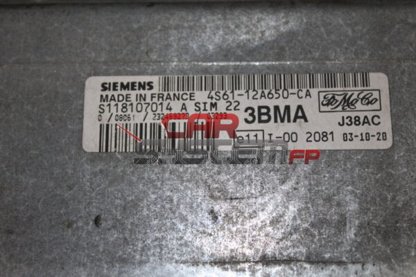 SIEMENS S11807014A 4S61-12A650-CA Centralita de motor Ford Fiesta