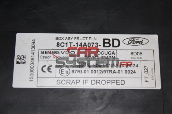8C1T-14A073-BD SIEMENS VDO Módulo Multifunzioni Ford Transit