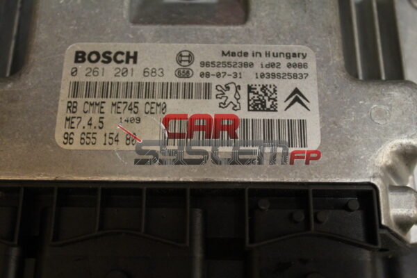 BOSCH 0261201683 9665515480 Centralita de motor Citroen Berlingo