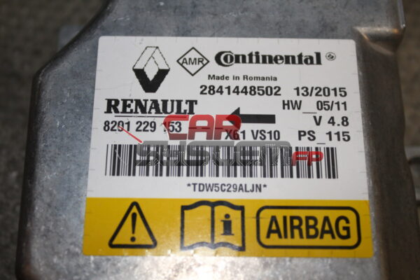 Centralina AIRBAG Renaut Kangoo 8201229153 2841448502
