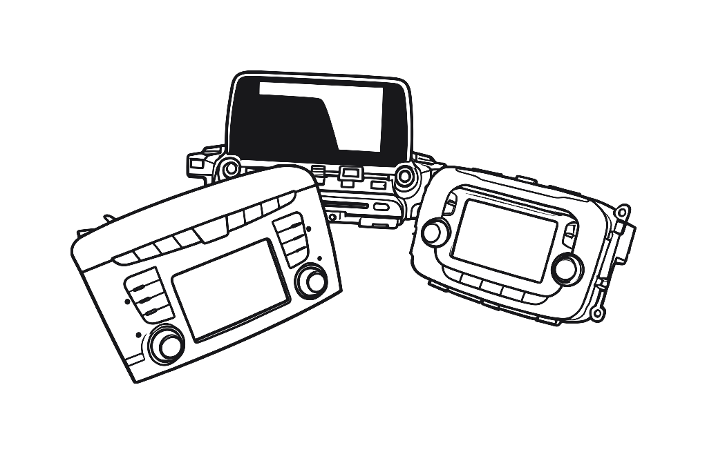 Autoradio-Reparatur