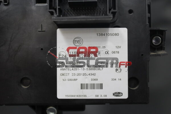 Body Computer Fiat Ducato / Peugeot Boxer Magneti Marelli 1384105080